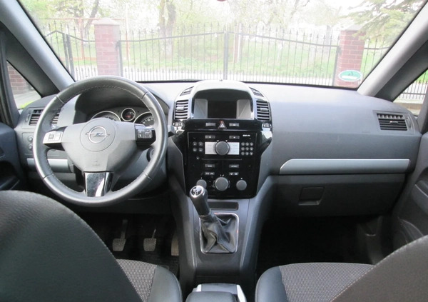 Opel Zafira cena 14999 przebieg: 224651, rok produkcji 2009 z Gryfice małe 211